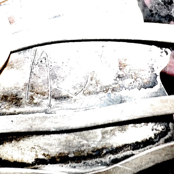 Rare Native American Navajo Artist signed Sterling Silver Turquoise Coral Cuff - Picture 9 of 9